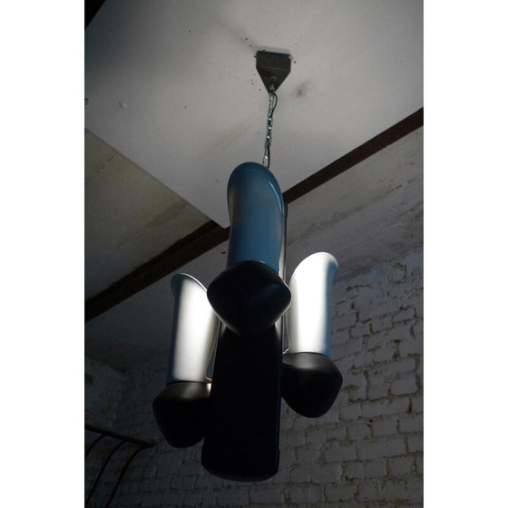 Image 1 of Lustre en laque et porcelaine, 1970