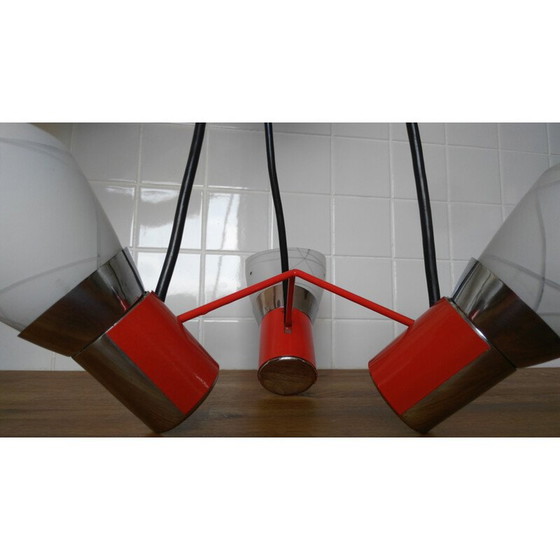 Image 1 of Lampe suspendue vintage par Napako pour Josef Hůrka, 1970