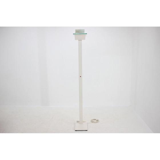 Image 1 of Lampadaire vintage moderniste en métal blanc par Hartmut Engel pour Zumtobel, Autriche 1980