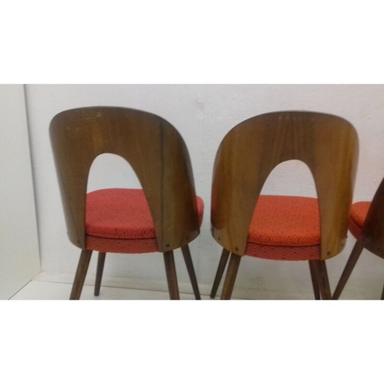 Image 1 of Ensemble de 4 chaises de salle à manger d'Antonín Šuman, années 1960