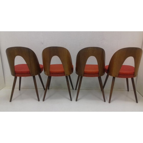 Image 1 of Ensemble de 4 chaises de salle à manger d'Antonín Šuman, années 1960