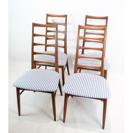 Image 1 of Ensemble de 4 chaises vintage modèle Lis par Niels Koefoed, 1960