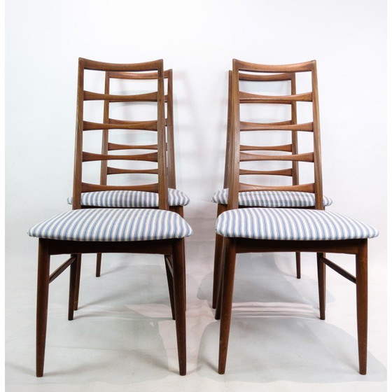 Image 1 of Ensemble de 4 chaises vintage modèle Lis par Niels Koefoed, 1960