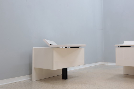 Image 1 of Paolo Piva Tables de nuit laquées B&B Italia 1970S