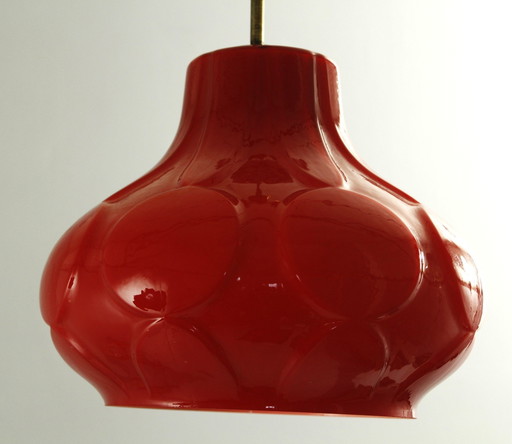 Pendentif en verre et laiton par Napako , 1970S