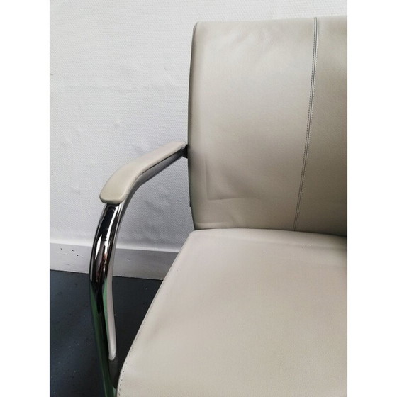 Image 1 of Chaise de bureau en cuir vintage Klöber