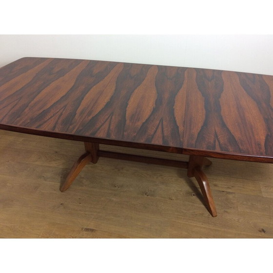 Image 1 of Table de salle à manger extensible en palissandre - 1960s