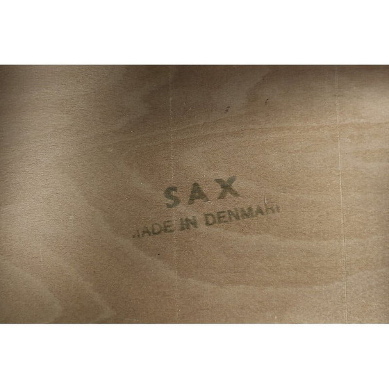 Image 1 of Ensemble de 4 chaises de salle à manger scandinaves vintage en bois de chêne par Sax Møbelfabrik, 1960s