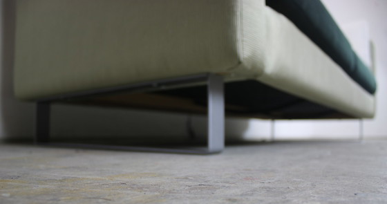 Image 1 of Cor Conseta Canapé trois places en tissu côtelé Noir Blanc Vert