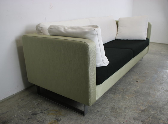 Image 1 of Cor Conseta Canapé trois places en tissu côtelé Noir Blanc Vert