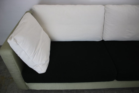 Image 1 of Cor Conseta Canapé trois places en tissu côtelé Noir Blanc Vert