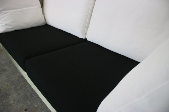 Image 1 of Cor Conseta Canapé trois places en tissu côtelé Noir Blanc Vert