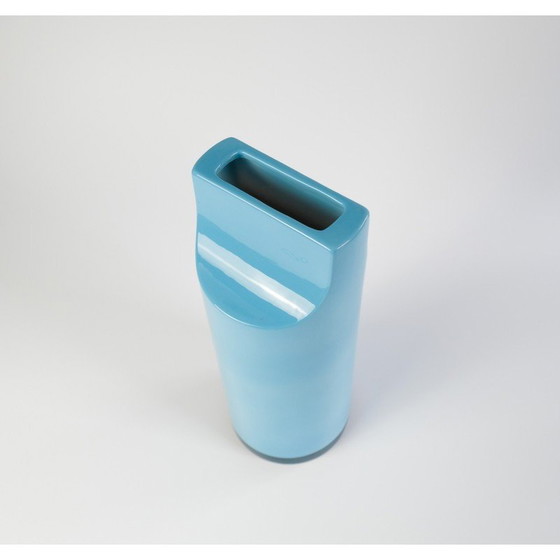 Image 1 of Vase vintage en faïence modèle 592 par Ettore Sottsass pour Habitat, 2000