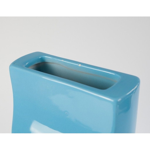Vase vintage en faïence modèle 592 par Ettore Sottsass pour Habitat, 2000