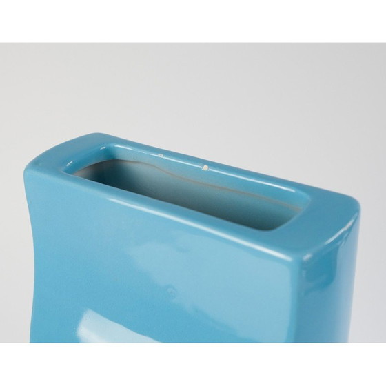 Image 1 of Vase vintage en faïence modèle 592 par Ettore Sottsass pour Habitat, 2000