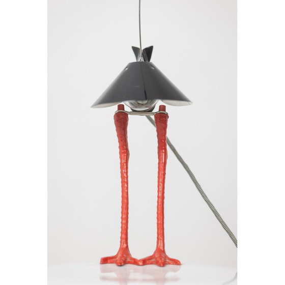 Image 1 of Lampe vintage "Bibibibi" en porcelaine et métal par Ingo Maurer, 1980