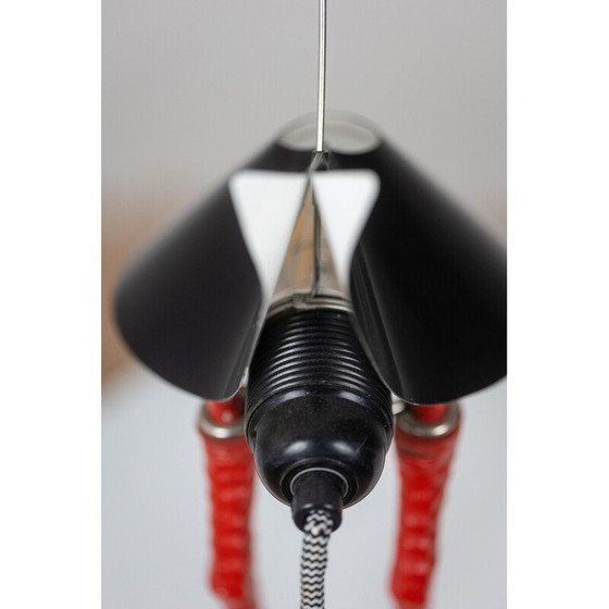 Image 1 of Lampe vintage "Bibibibi" en porcelaine et métal par Ingo Maurer, 1980