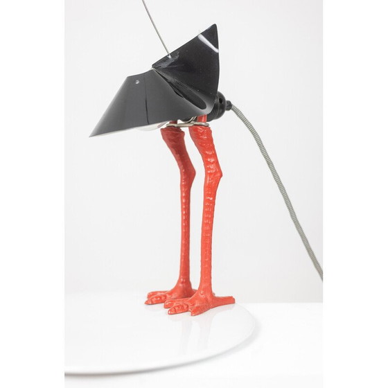 Image 1 of Lampe vintage "Bibibibi" en porcelaine et métal par Ingo Maurer, 1980