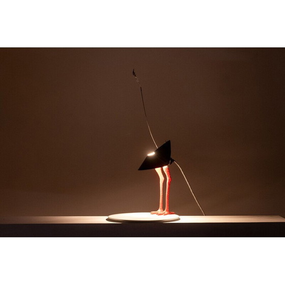 Image 1 of Lampe vintage "Bibibibi" en porcelaine et métal par Ingo Maurer, 1980