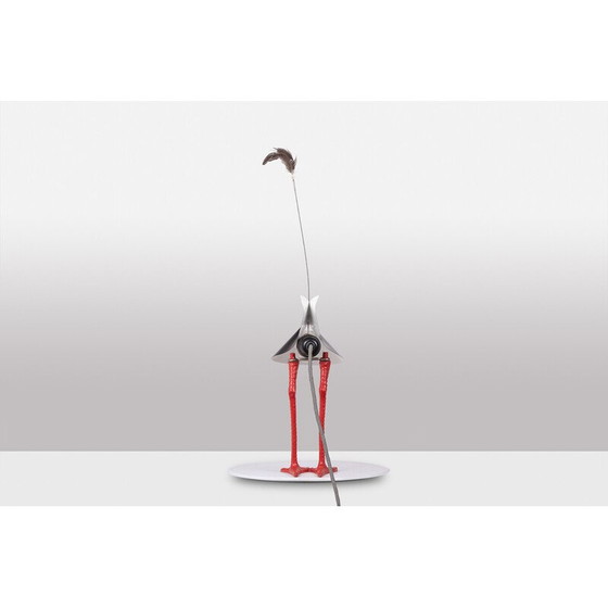 Image 1 of Lampe vintage "Bibibibi" en porcelaine et métal par Ingo Maurer, 1980