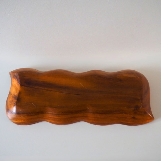 Image 1 of Plat de service en bois des années 1960