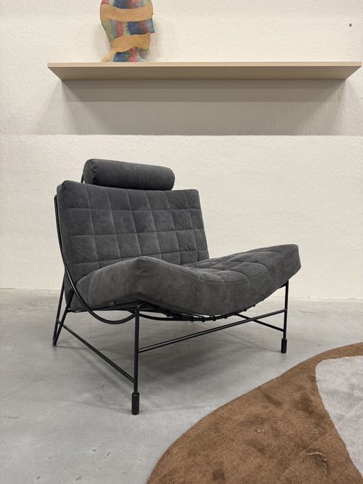 Leolux Volare Armchair Alcantara Grey Chair