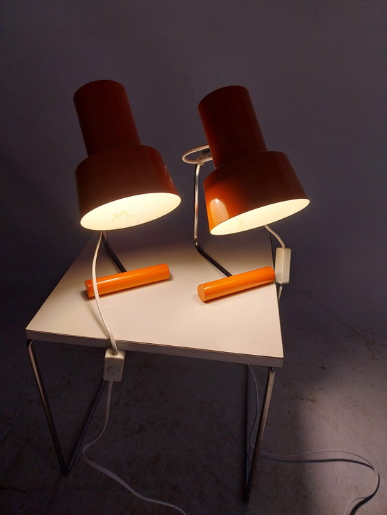 Image 1 of 2 X Lampes de table Napako par Josef Hurka 1970's.