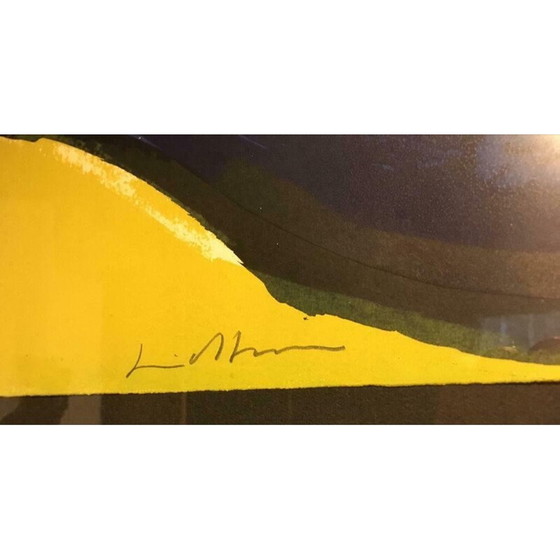 Image 1 of Lithographie vintage de Bengt Lindstrom