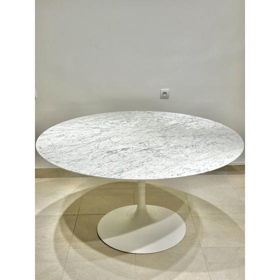 Image 1 of Table en marbre vintage Tulipe de Knoll