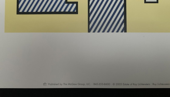 Image 1 of Roy Lichtenstein, signé avec l'inscription dans l'impressum Copyright '2005 Estate Of Roy Lichtenstein'. Lithographie offset.