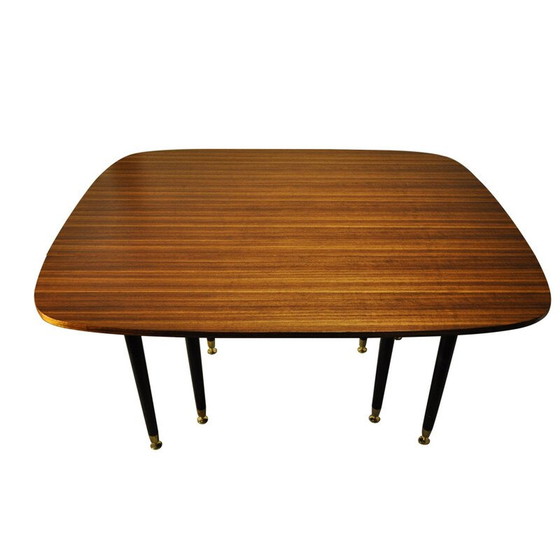 Image 1 of Table de salle à manger vintage avec huit pieds 1960