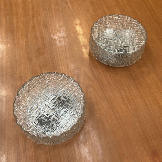 Image 1 of Ensemble de 2 plafonniers ou appliques vintage