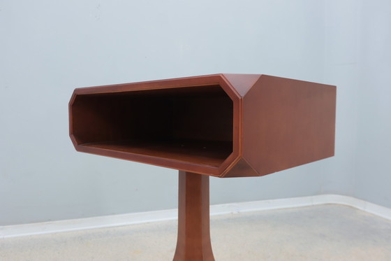Image 1 of Luigi Massoni Table d'appoint tournante / Console Italie 1960S