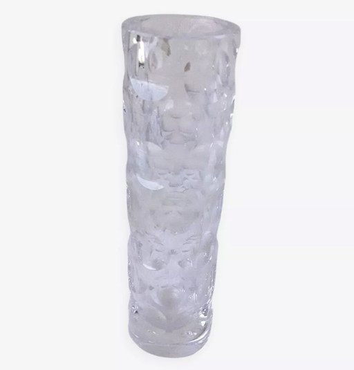 Vase Rouleau En Cristal