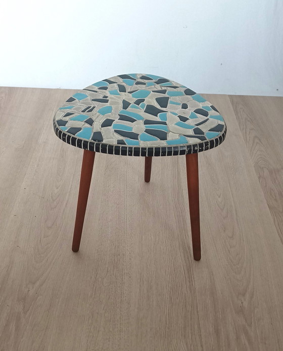 Image 1 of Table d'appoint Fifties avec plateau en céramique