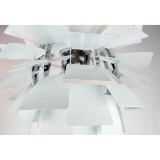 Image 1 of Vintage Suspension blanche artichaut par Poul Henningsen & Louis Poulsen 1958s
