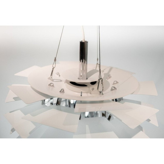 Image 1 of Vintage Suspension blanche artichaut par Poul Henningsen & Louis Poulsen 1958s