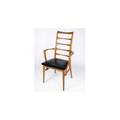 Fauteuil vintage en bois de chêne modèle Lis par Niels Koefoed pour Niels Koefoed, 1960s