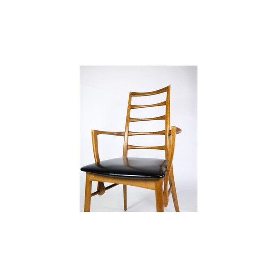Image 1 of Fauteuil vintage en bois de chêne modèle Lis par Niels Koefoed pour Niels Koefoed, 1960s
