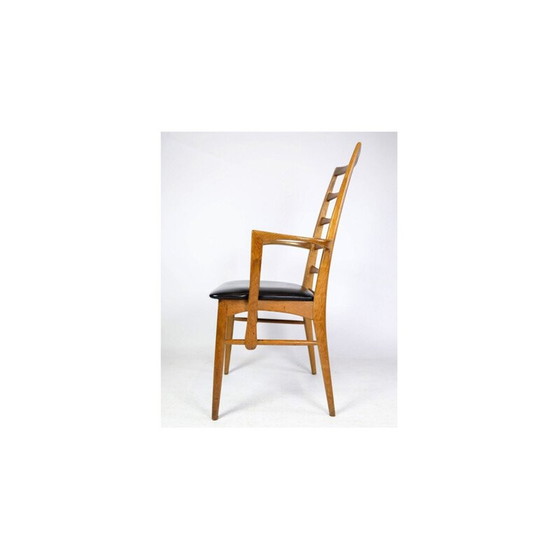 Image 1 of Fauteuil vintage en bois de chêne modèle Lis par Niels Koefoed pour Niels Koefoed, 1960s