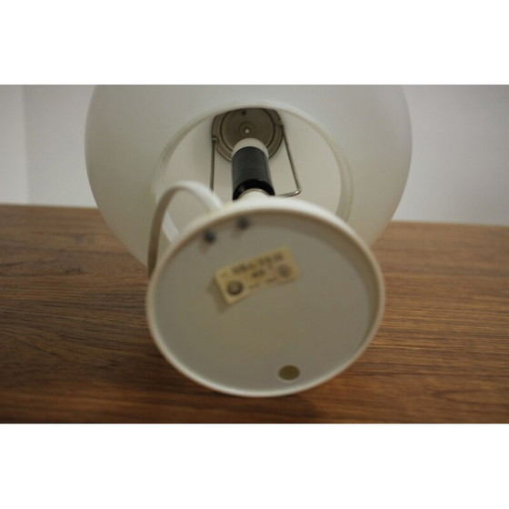 Image 1 of Lampe vintage en verre au lait par Valašské Meziříčí, Tchèque 1970