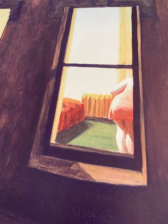 Image 1 of Edward Hopper (1882-1967), Fenêtre de nuit, 1928, Copyright E. Hopper, 2004, Imprimé en Allemagne