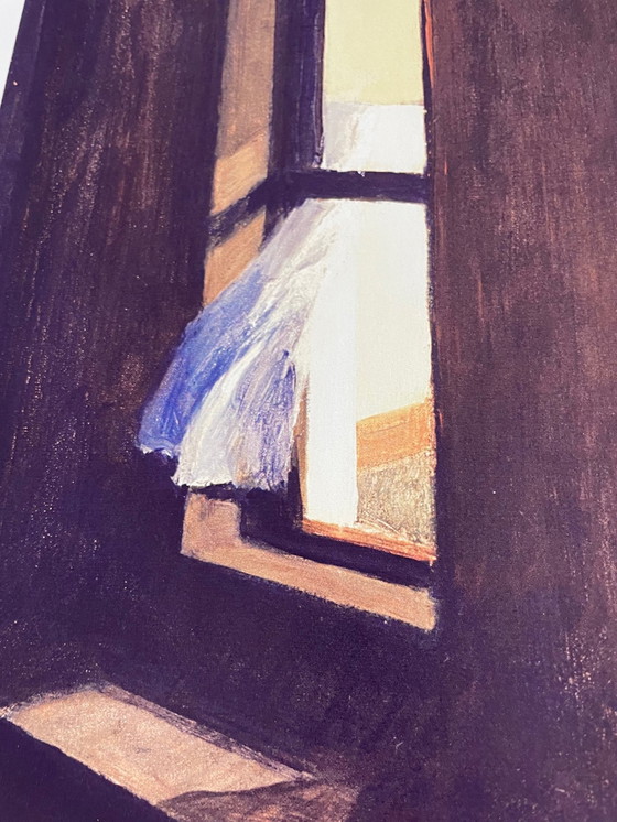 Image 1 of Edward Hopper (1882-1967), Fenêtre de nuit, 1928, Copyright E. Hopper, 2004, Imprimé en Allemagne