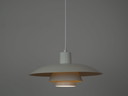 Lampe pendante danoise Ph 4/3 par Poul Henningsen, Louis Poulsen, 1966