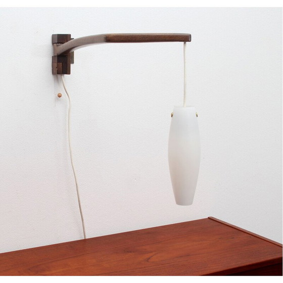 Image 1 of Lampe murale vintage pivotante boomerang, Scandinave 1960s