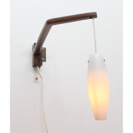 Image 1 of Lampe murale vintage pivotante boomerang, Scandinave 1960s