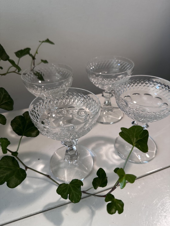 Image 1 of Verres à liqueur Vintage en cristal