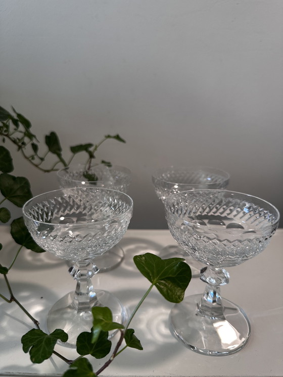 Image 1 of Verres à liqueur Vintage en cristal