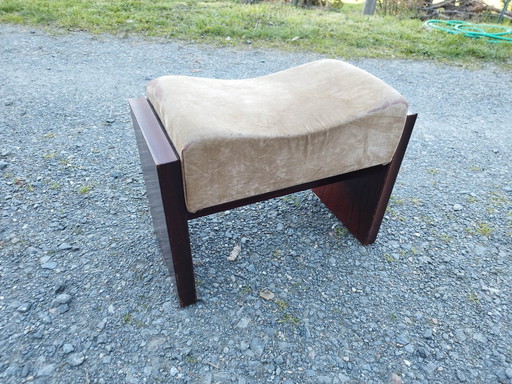 Ancien Tabouret De Coiffeuse Vintage 