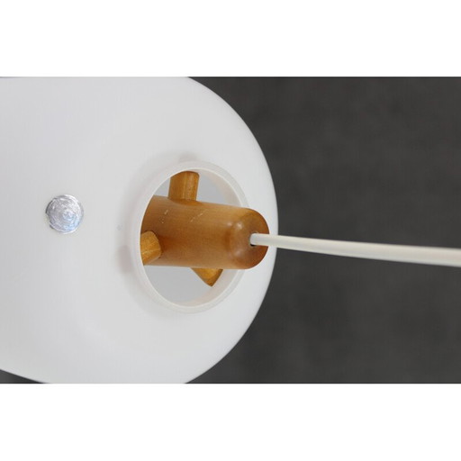 Lampe suspendue vintage en verre par Uluv, Tchécoslovaquie, années 1960